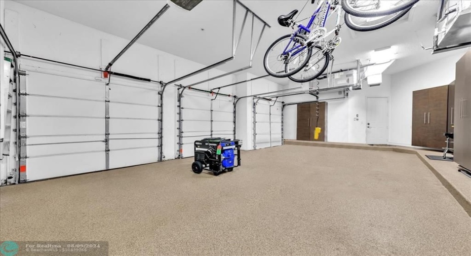 three car garage