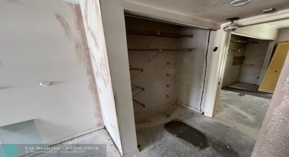 Large closet in hallway.