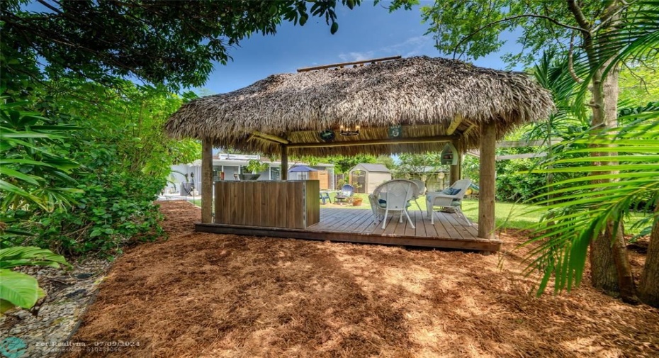 Enjoy the Florida Lifestyle in your own backyard!  Tiki hut for great entertaining.