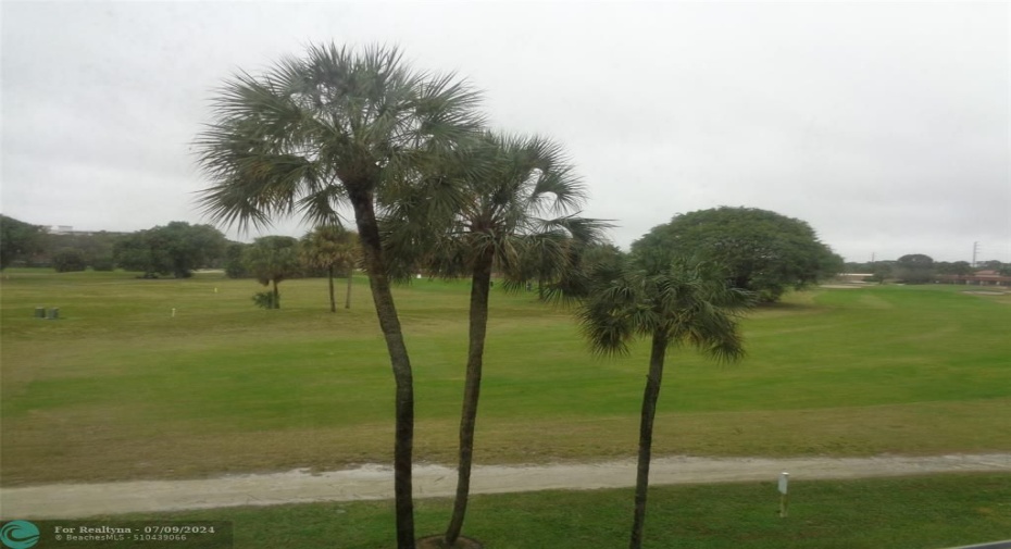 Golf Course View From Balcony