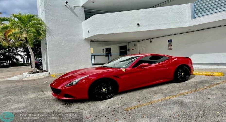 Parking spot near grarage  & your Ferrari