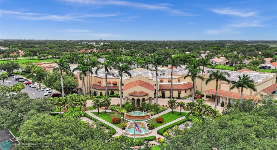 Ariel view of the fabulous clubhouse!