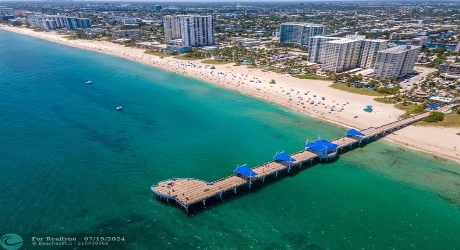 Pompano Beach Pier Attractions across the street and just minutes from Lauderdale By The Sea and Fort Lauderdale Beach!