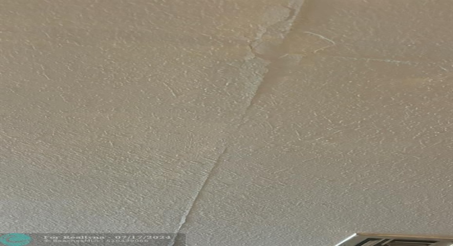 Ceiling water damage