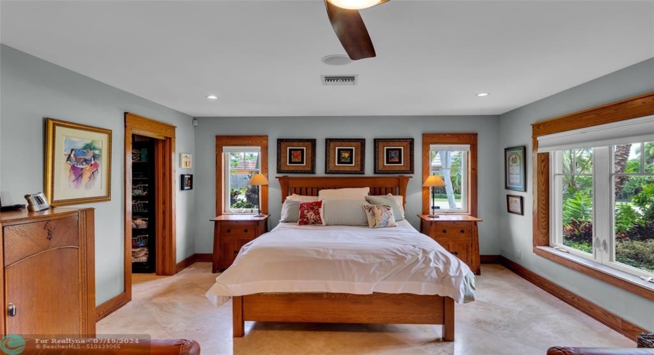 Primary Bedroom with Large Walk-in Closet