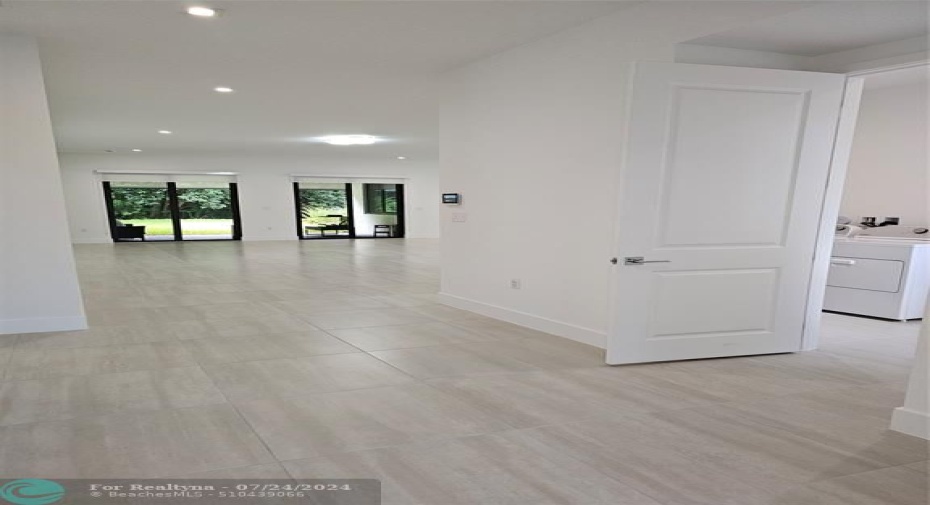 Front hallway by laundry room