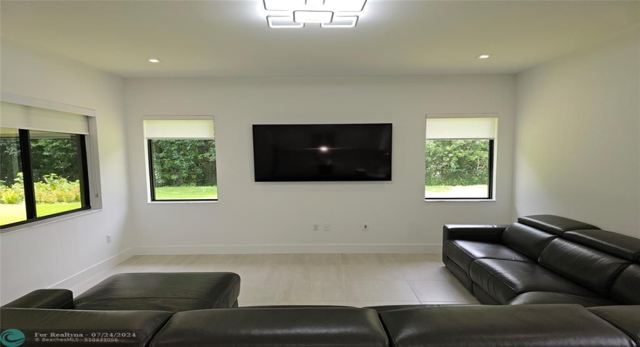 Family tv room