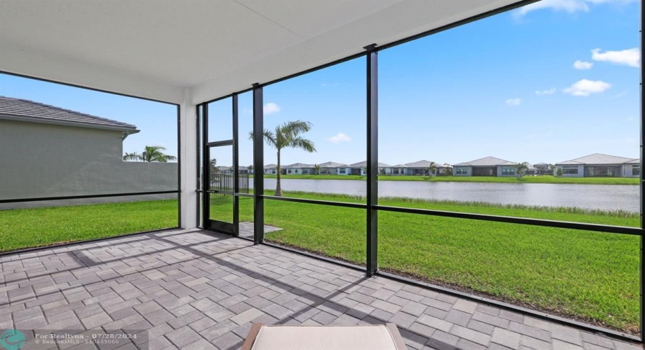 Backyard with Screened in Porch