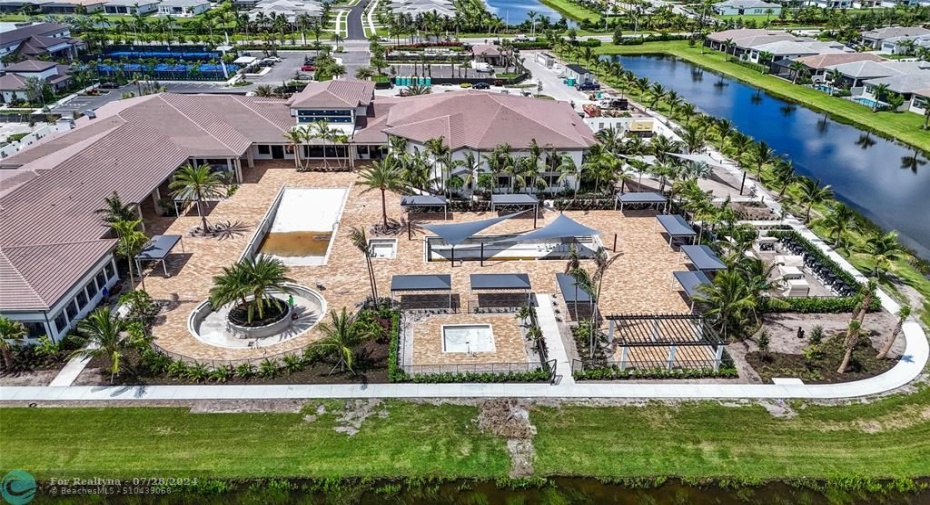 Clubhouse with resort-style pools