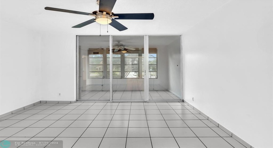 Bedroom with Sliding Doors to Florida Room