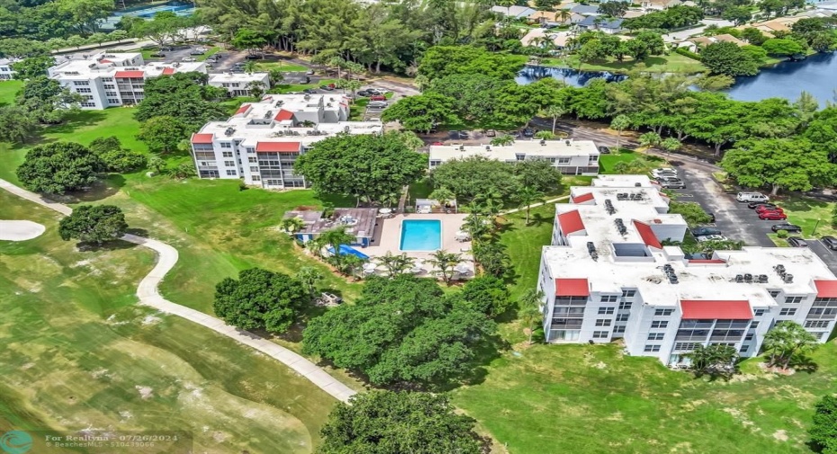 Aerial View of Golf Course