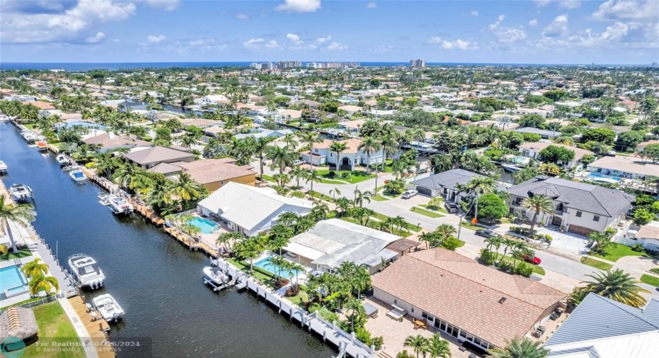 South Florida living at its finest in deepwater Lighthouse Point