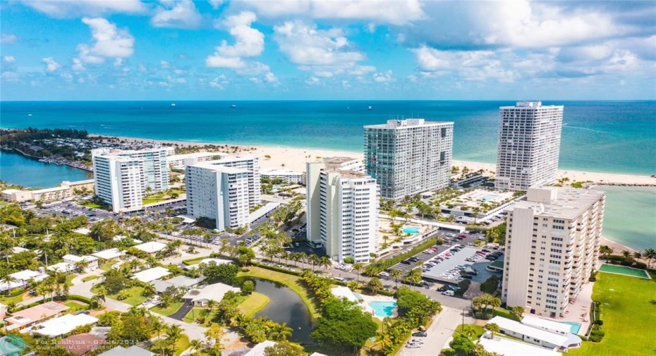 Aerial View of Atlantic Towers and Luxurious Surroundings neighborhood