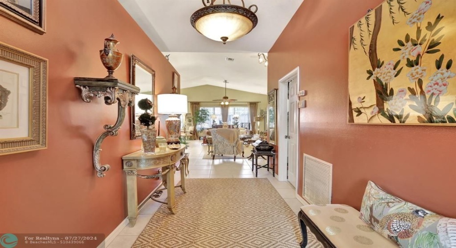 Foyer. Door on right to laundry room.