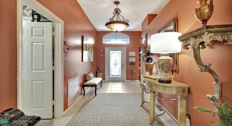 Foyer.  Door to laundry room on left.