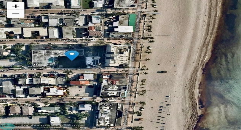Land is located very close to the Boardwalk and Hollywood Beach