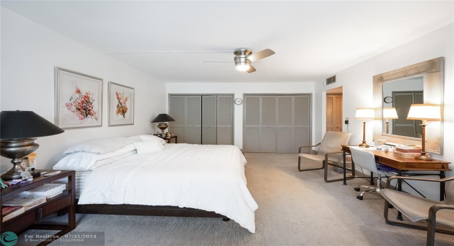 Lots of Closet Space in this Large Master Bedroom