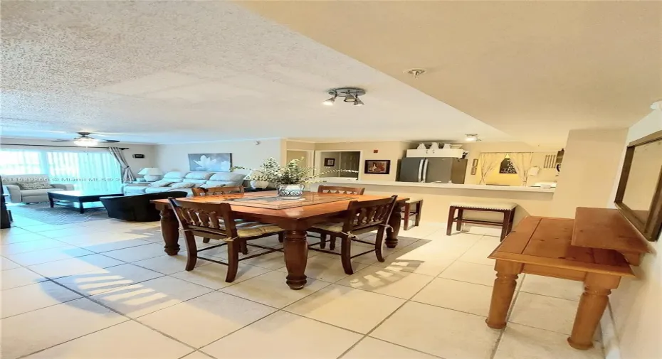 Dining Area, Snack Bar/Counter, & Kitchen