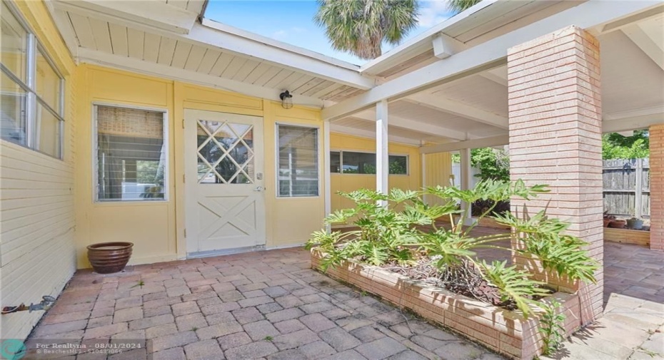 Front Entrance and Carport