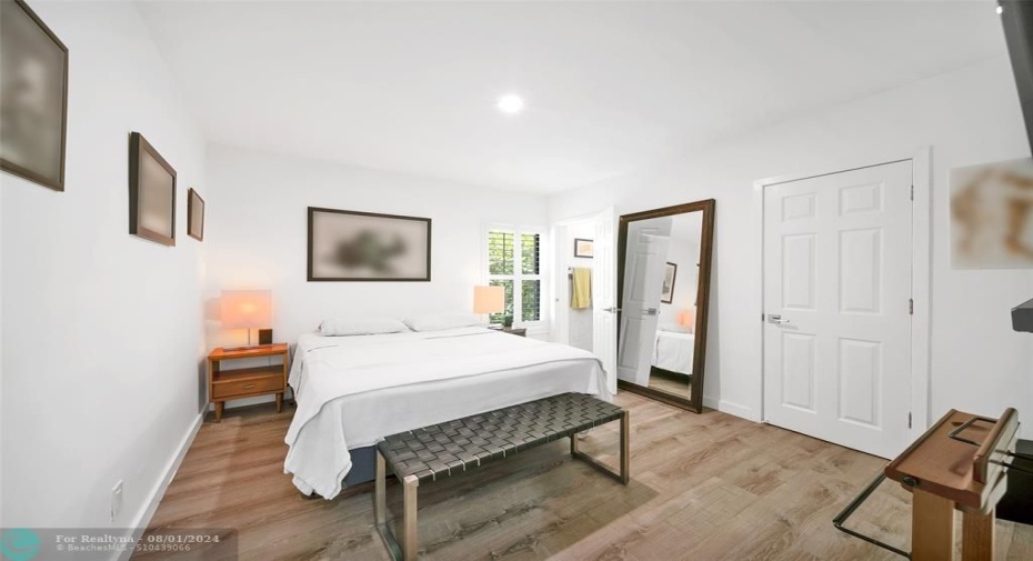 Primary Bedroom Boasts a Closet and 2 Additional Closets in the En-Suite Bathroom (1 is a Walk-In). Can you say Closet Storage? Luxury Vinyl Wood-Like Floors Throughout! 2023 Dimmable LED Lighting throughout.