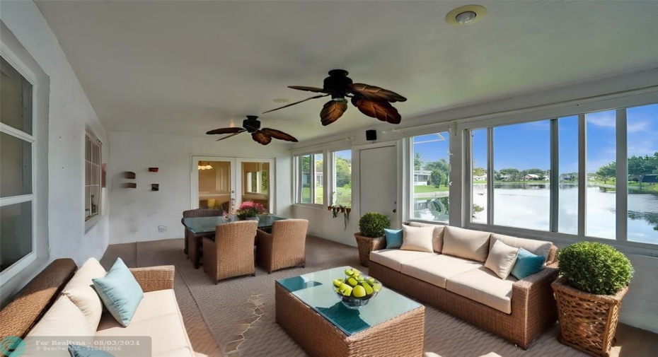 Virtually Staged - Enclosed Florida Room - Standard Design