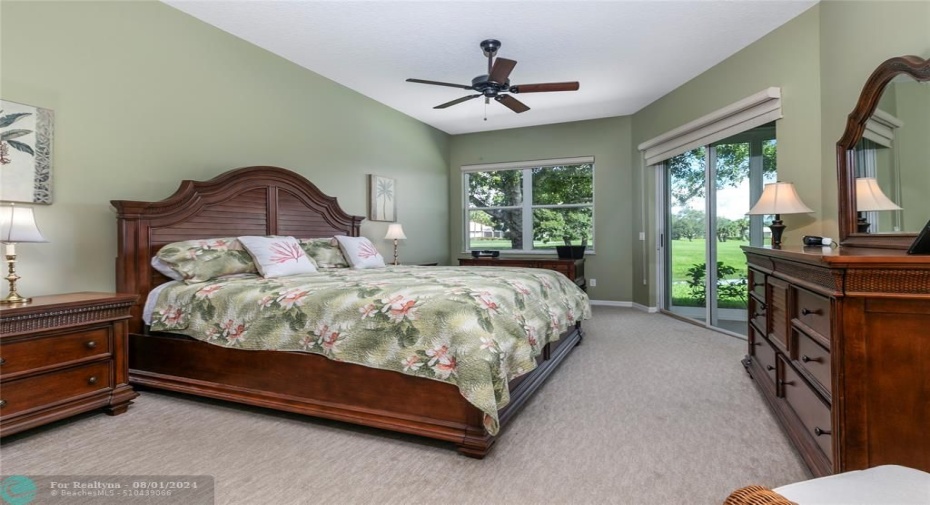 Golf & Lake Views from Master Bedroom