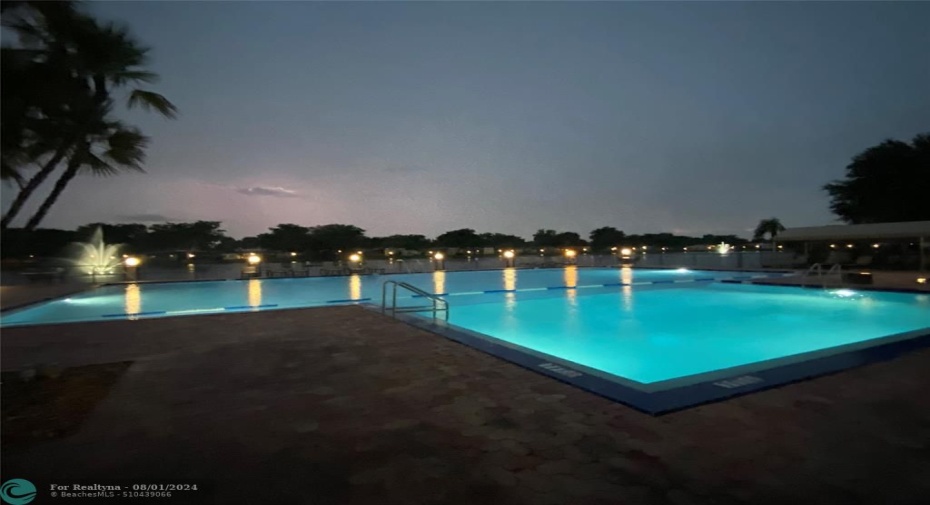 Enjoy an evening swim any night you choose!