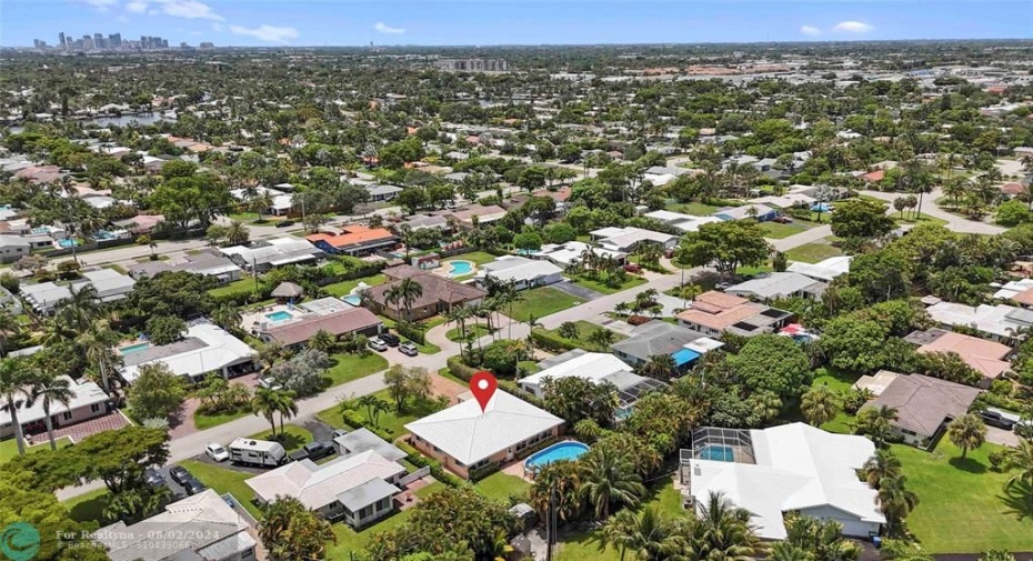 Close to Downtown Fort Lauderdale.