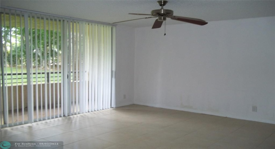 OPEN BALCONY WITH GARDEN VIEW