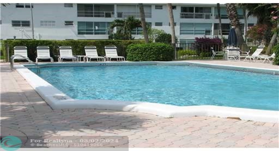 Lovely fenced in community pool