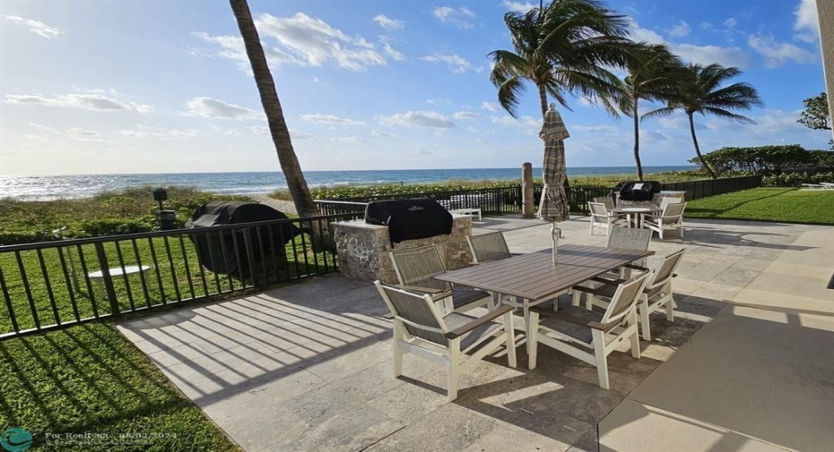 Beach Patio Area