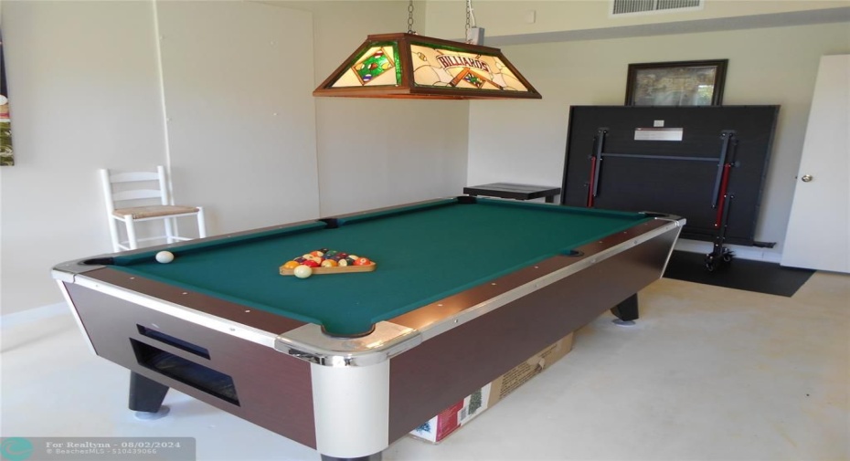 Billiards and Ping Pong - your choice!