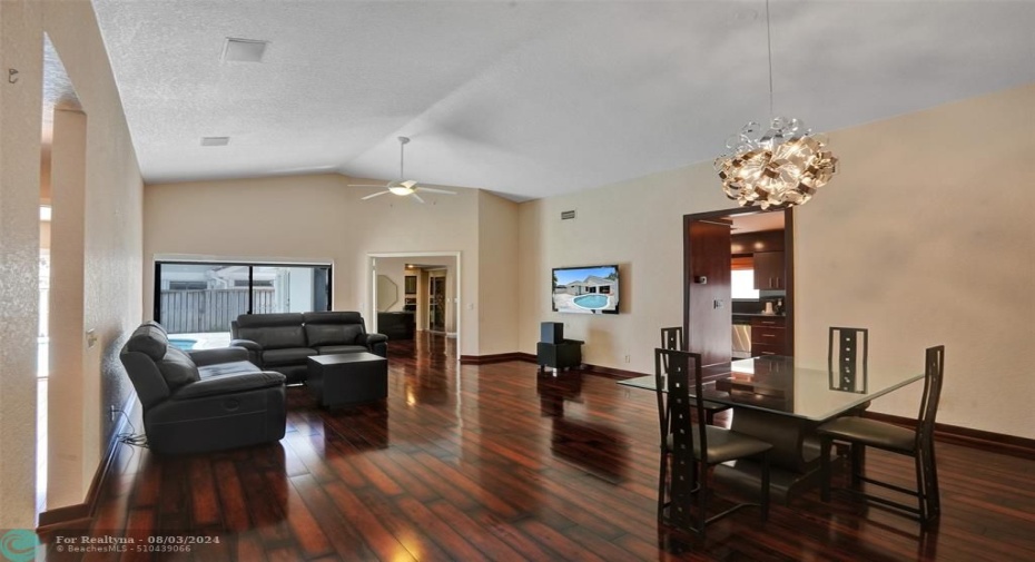 Open Concept Living/Dining Room