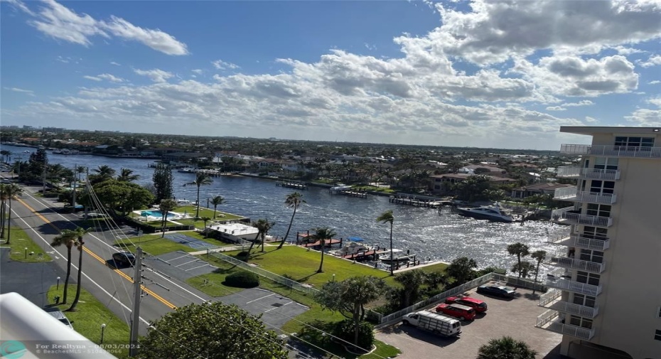 Enjoy gorgeous deep water intracoastal waterways as boats head out and come in to the ocean