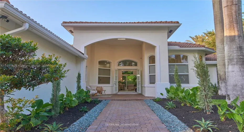 Main Entrance with impact Door.