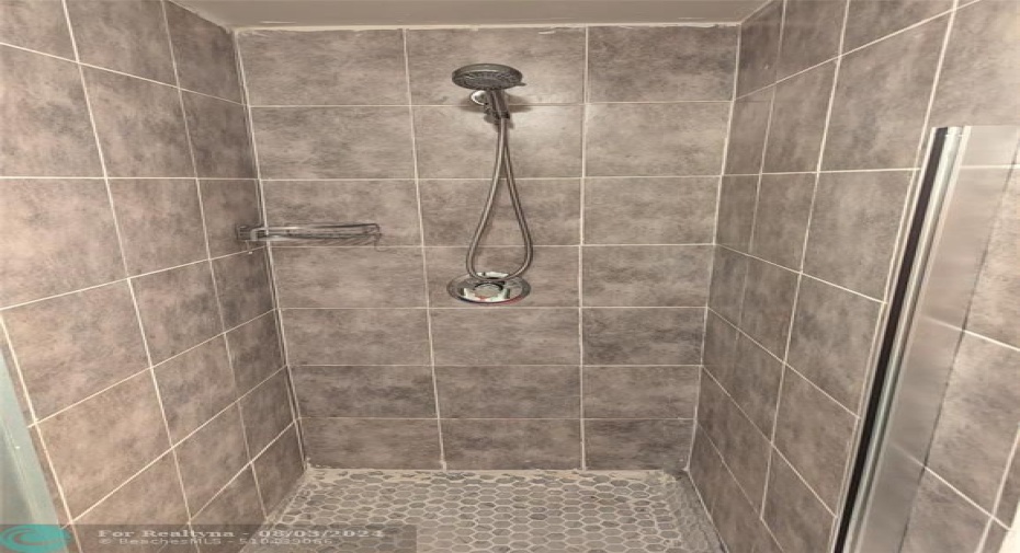 Large walk in shower