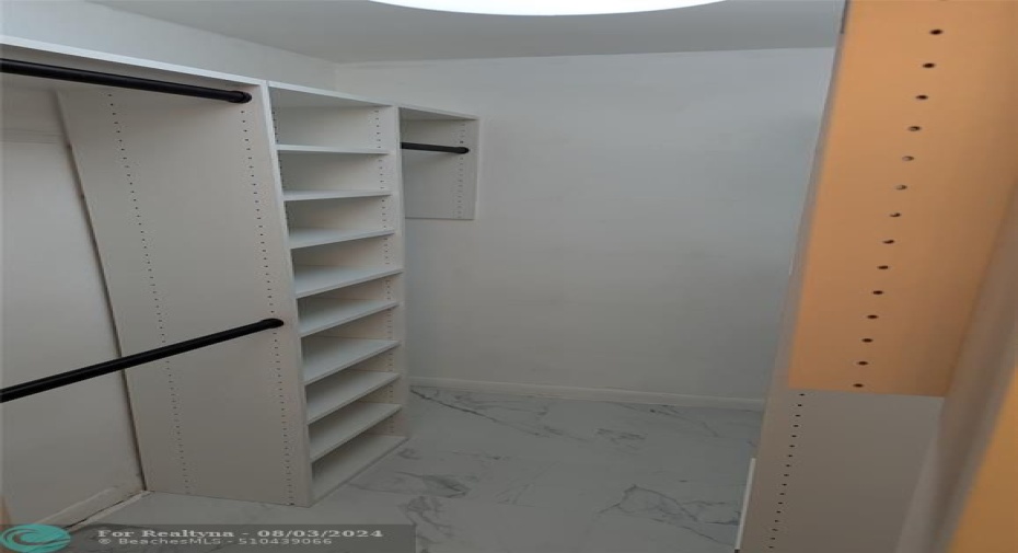 Built in Closet for extra storage