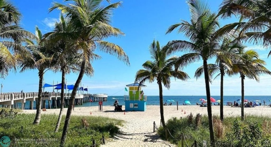 Lifeguarded beachs