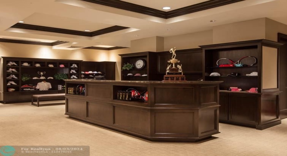 PRO SHOPS FOR GOLF AND TENNIS