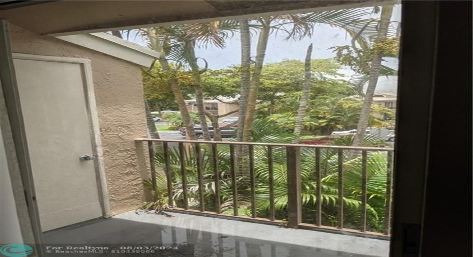 View from the Family Room towards the balcony