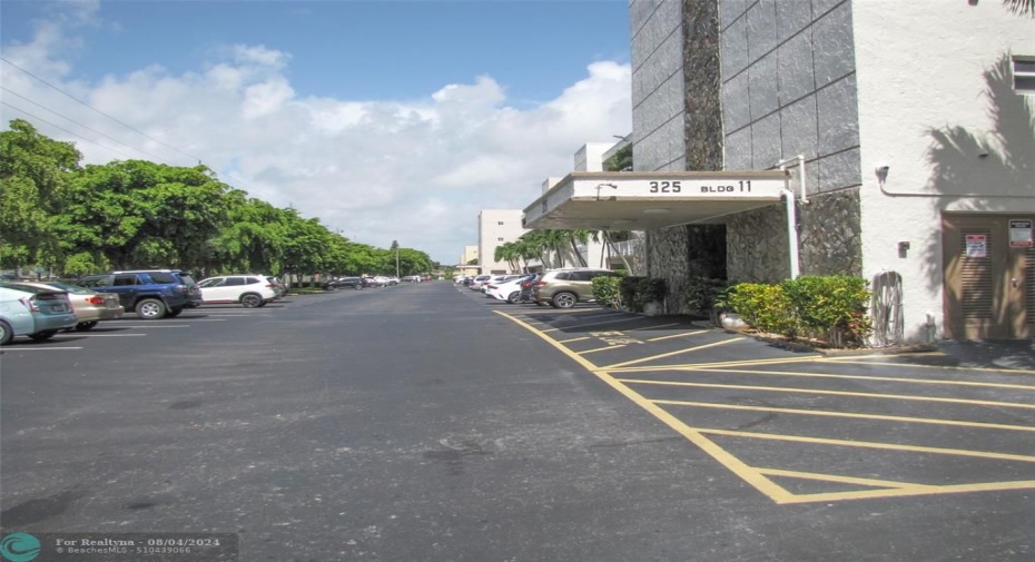 FRONT OF BUILDING-LOOKING WEST