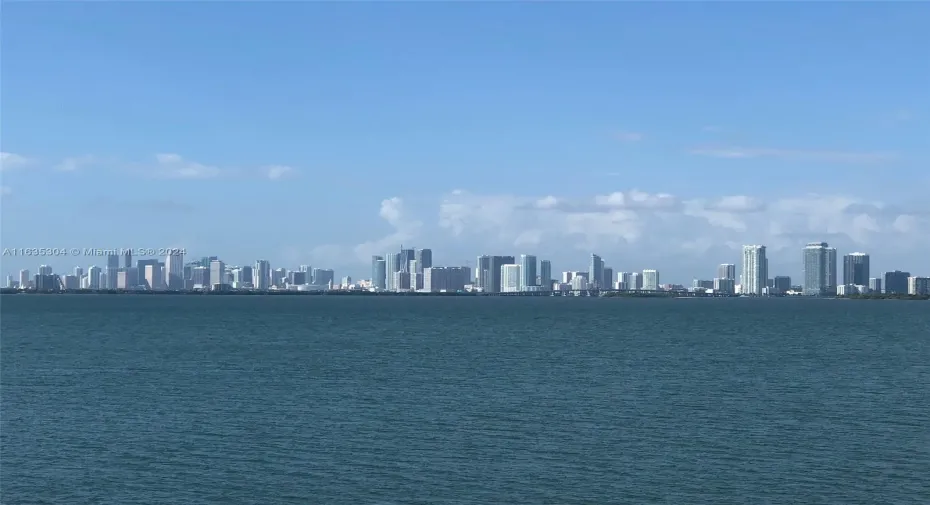 Views of downtown Miami