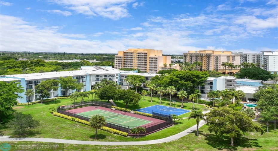 Tennis and Basketball Courts