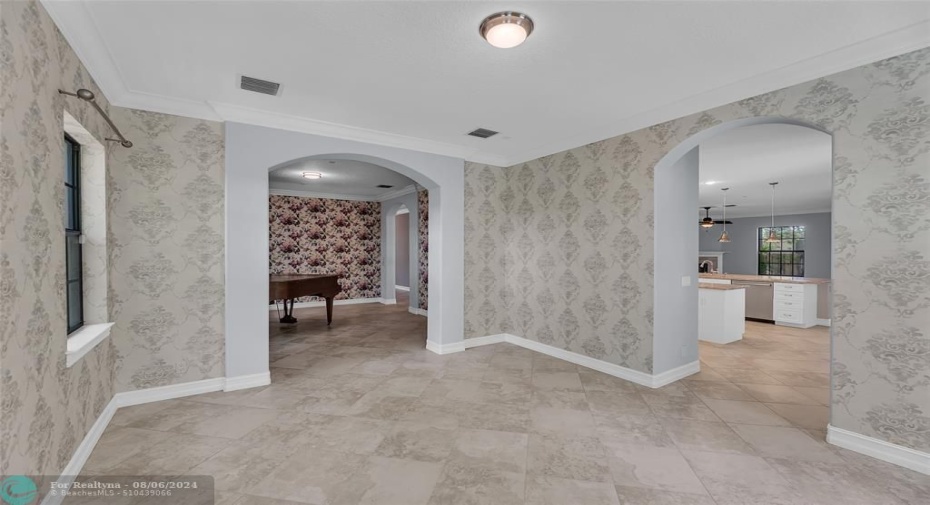 Dining Room is large and spacious with access into kitchen