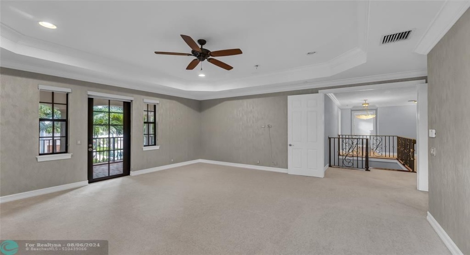 Master Bedroom is large and spacious with great natural light and offers double door at entrance