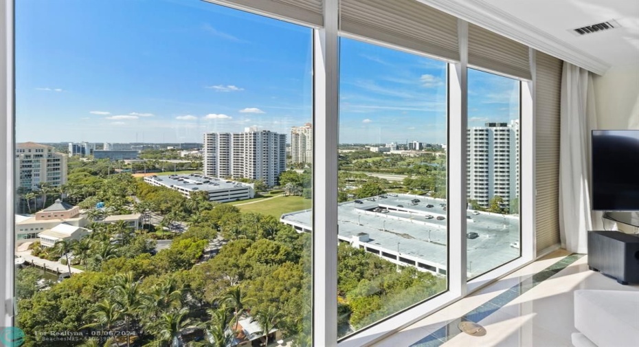 View from living room