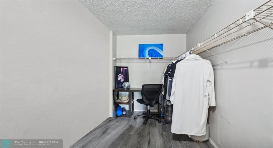 Spacious Walk-In Closet