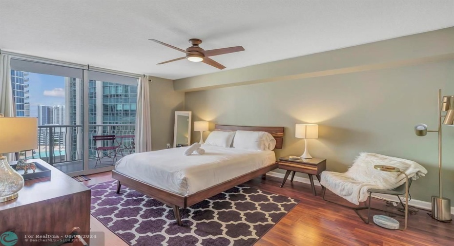 Bedroom with Balcony Access