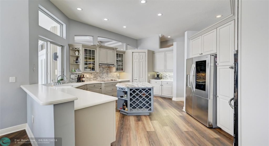 Kitchen looking from Family Room