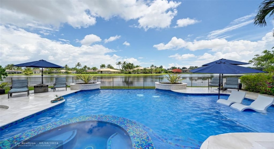 View  from Pool area